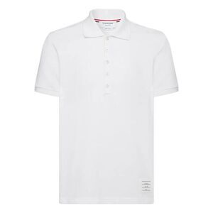 Thom Browne Men Classic Piqué 4-Bar Polo